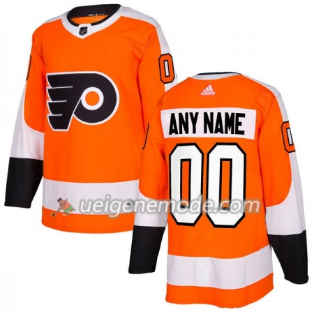 Herren Eishockey Philadelphia Flyers Trikot Custom Adidas 2017-2018 Orange Authentic